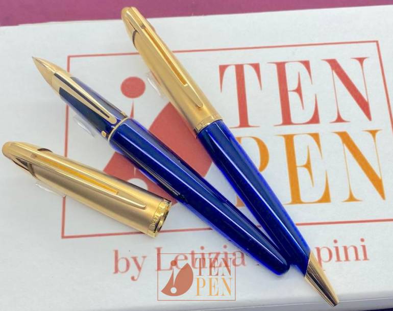 WATERMAN EDSON SAPPHIRE BLUE FP AND BP | Tenpen - By Letizia Iacopini